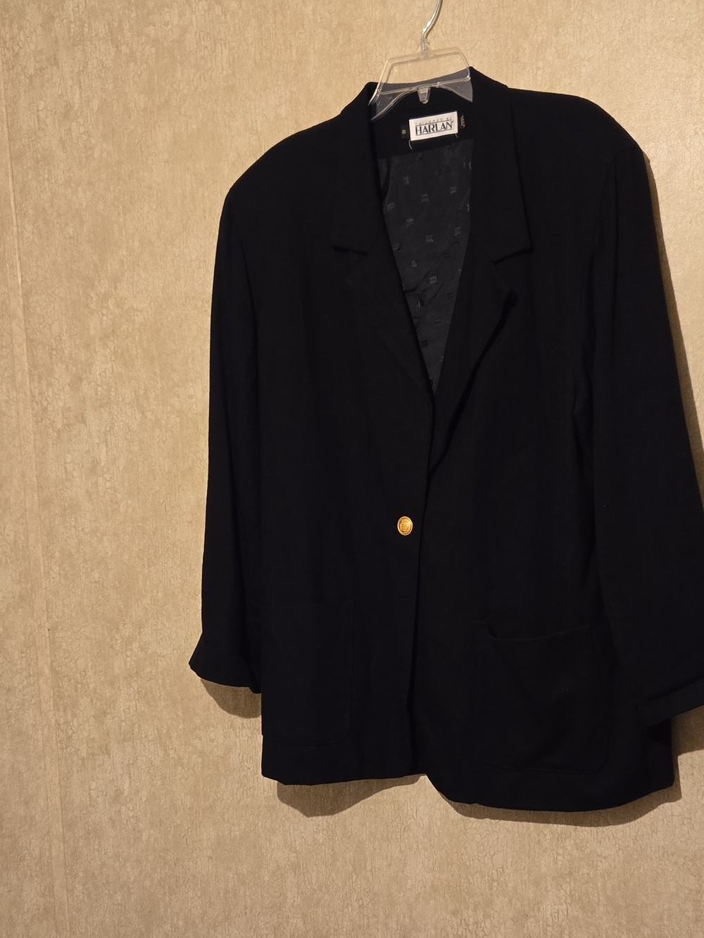 Vintage Black Women's Blazer Jacket
